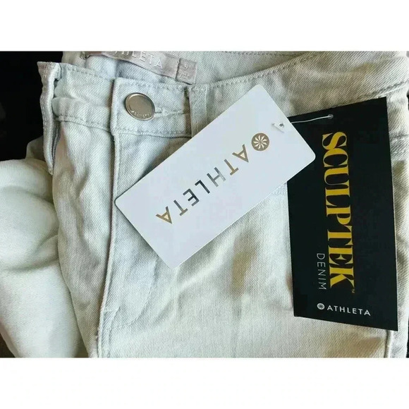 NWT Athleta Sculptek Skinny Jean Women’s Size 4 Light Wash Stretch - Picture 6 of 11
